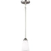Seville Brushed Nickel Mini-Pendant - Mini-Pendants