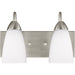 Seville Brushed Nickel Vanity Fixture - Bath & Vanity