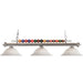Shark Brushed Nickel Island Billiard Pendant | theLightShop