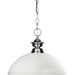 Shark Brushed Nickel Island Billiard Pendant | theLightShop