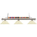 Shark Brushed Nickel Island Billiard Pendant | theLightShop