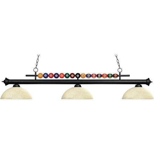 Shark Matte Black Island Billiard Pendant | theLightShop