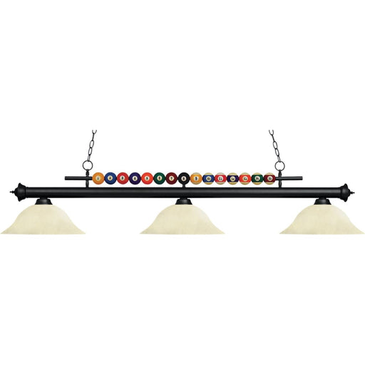 Shark Matte Black Island Billiard Pendant | theLightShop