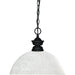 Shark Matte Black Island Billiard Pendant | theLightShop