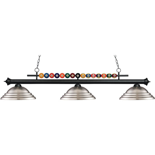 Shark Matte Black Island Billiard Pendant | theLightShop