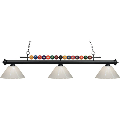 Shark Matte Black Island Billiard Pendant | theLightShop