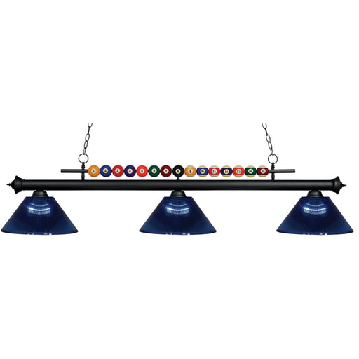 Shark Matte Black Island Billiard Pendant | theLightShop