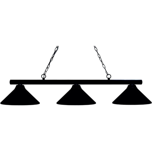Sharp Shooter Matte Black Island Billiard Pendant | theLightShop