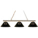 Sharp Shooter Polished Brass Island Billiard Pendant | theLightShop
