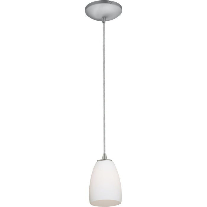 Sherry Brushed Steel Pendant - Pendants