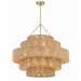 Shyla Soft Gold 20 Light Chandelier Crystorama SHY-10909-SG
