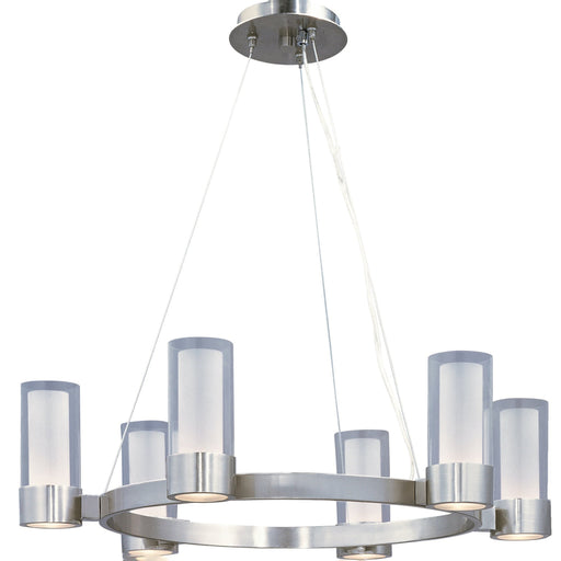 Silo Polished Chrome LED Chandelier - Chandeliers