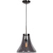 Simplicite Black Chrome Pendant - Pendants