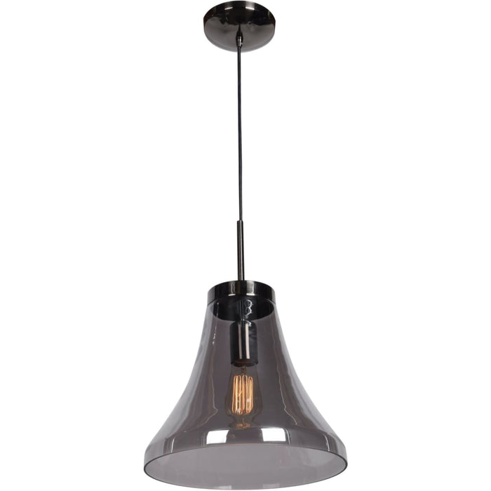 Simplicite Black Chrome Pendant - Pendants