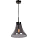 Simplicite Black Chrome Pendant - Pendants