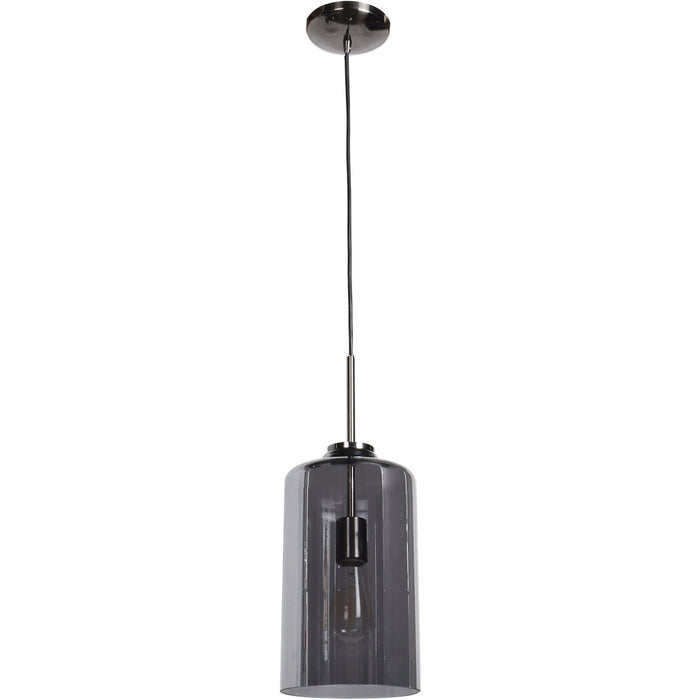 Simplicite Black Chrome Pendant - Pendants