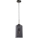 Simplicite Black Chrome Pendant - Pendants