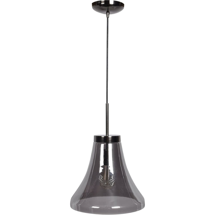 Simplicite Black Chrome Pendant - Pendants