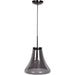 Simplicite Black Chrome Pendant - Pendants