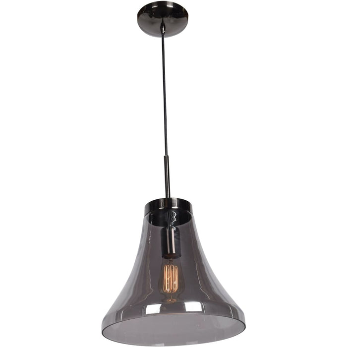 Simplicite Black Chrome Pendant - Pendants