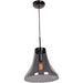 Simplicite Black Chrome Pendant - Pendants