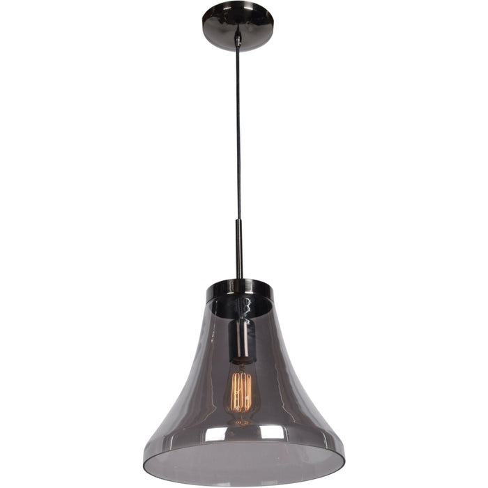 Simplicite Black Chrome Pendant - Pendants