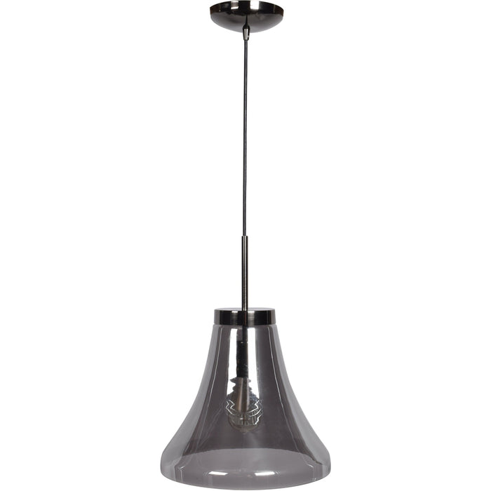 Simplicite Black Chrome Pendant - Pendants