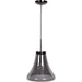 Simplicite Black Chrome Pendant - Pendants