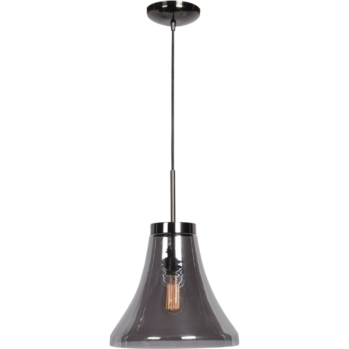 Simplicite Black Chrome Pendant - Pendants