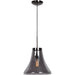 Simplicite Black Chrome Pendant - Pendants