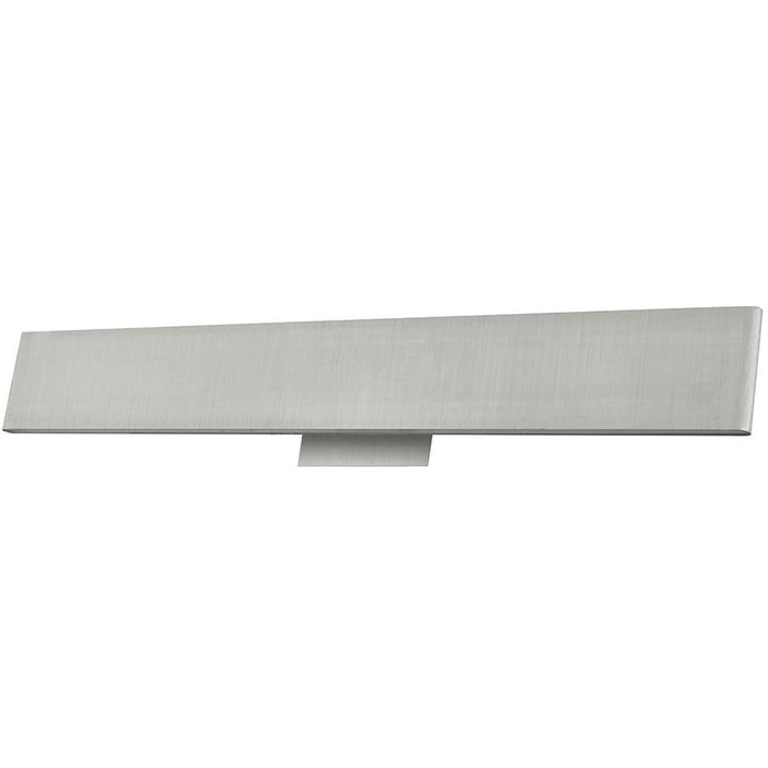 Slim Brushed Aluminum 1 Light LED Vanity Bath - Vanity Bath