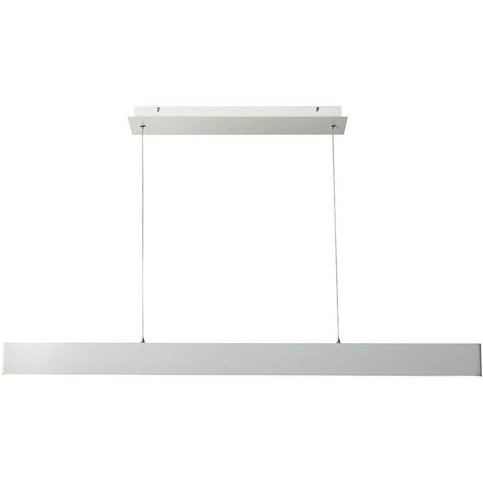 Slim Brushed Aluminum 4 Light LED Pendant - Pendants