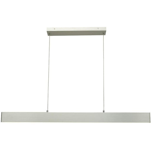 Slim Brushed Aluminum 4 Light LED Pendant - Pendants