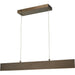 Slim Brushed Bronze 1 Light LED Pendant - Pendants