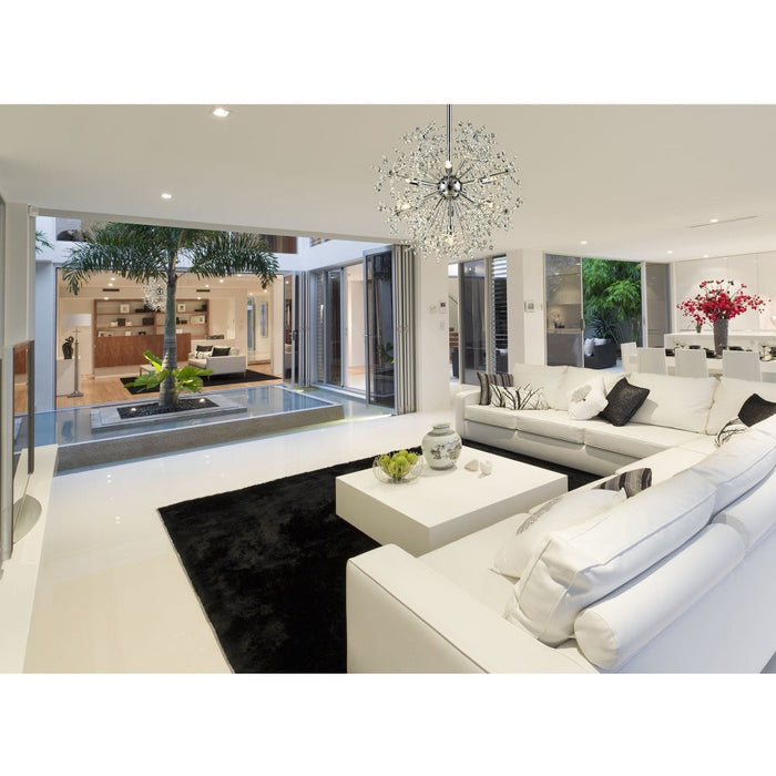 Snowburst Polished Chrome Chandelier - Chandeliers