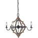 Socorro Stardust Cerused Oak LED Chandelier - Chandeliers