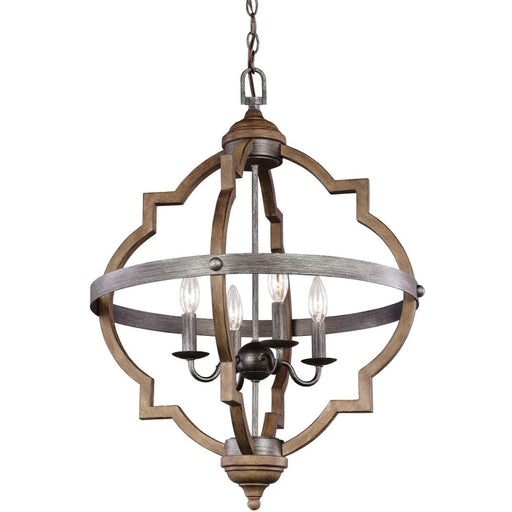 Socorro Stardust Cerused Oak LED Pendant - Pendants