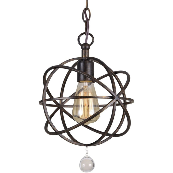 Solaris 1 Light English Bronze Pendant - Pendants