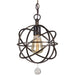 Solaris 1 Light English Bronze Pendant - Pendants