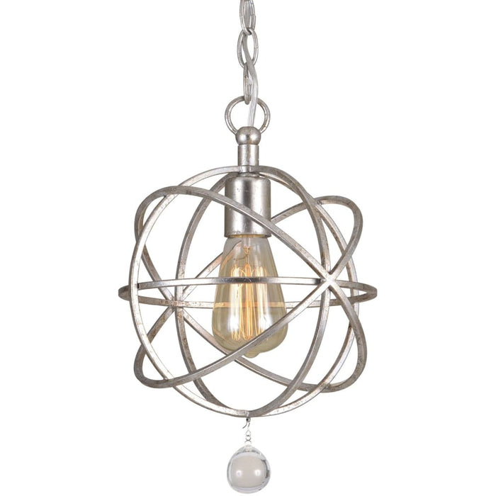 Solaris 1 Light Olde Silver Pendant - Pendants