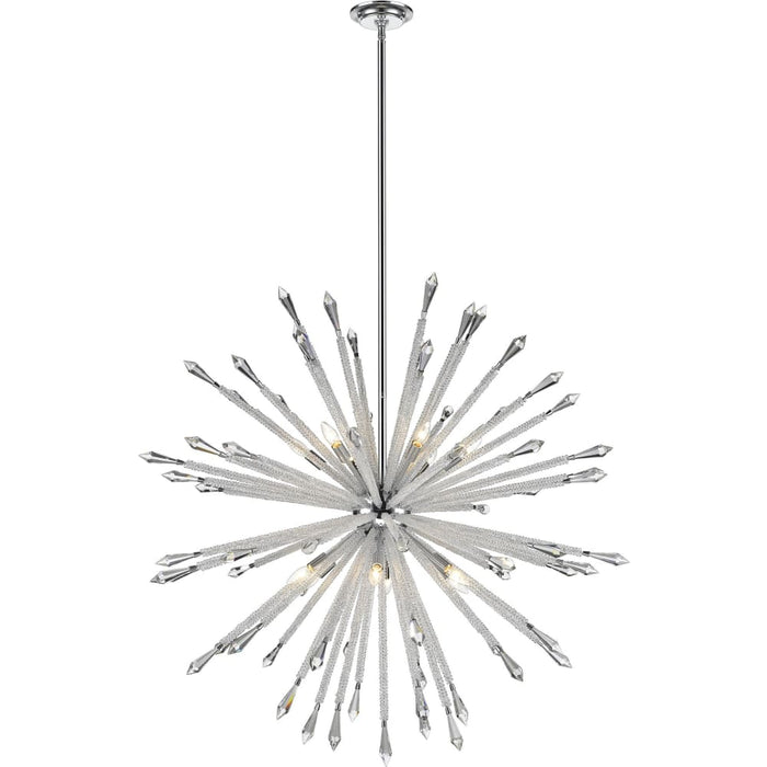 Soleia Chrome Chandelier - Chandeliers