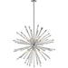 Soleia Chrome Chandelier - Chandeliers