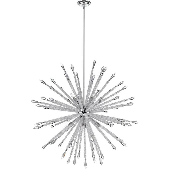 Soleia Chrome Chandelier - Chandeliers
