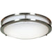 Solero Brushed Steel LED FlushMount - Flushmounts