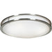 Solero Brushed Steel LED FlushMount - Flushmounts