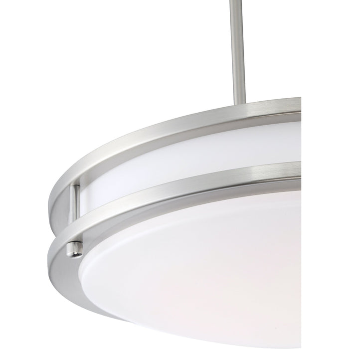 Solero Brushed Steel LED FlushMount - Flushmounts