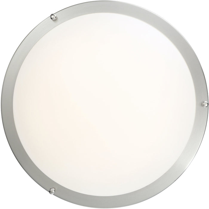 Solero Brushed Steel LED FlushMount - Flushmounts