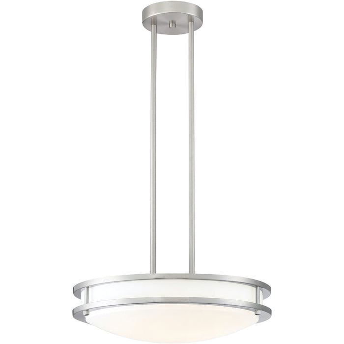 Solero Brushed Steel LED FlushMount - Flushmounts