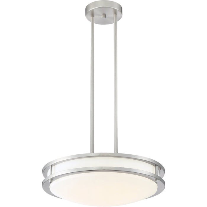 Solero Brushed Steel LED FlushMount - Flushmounts