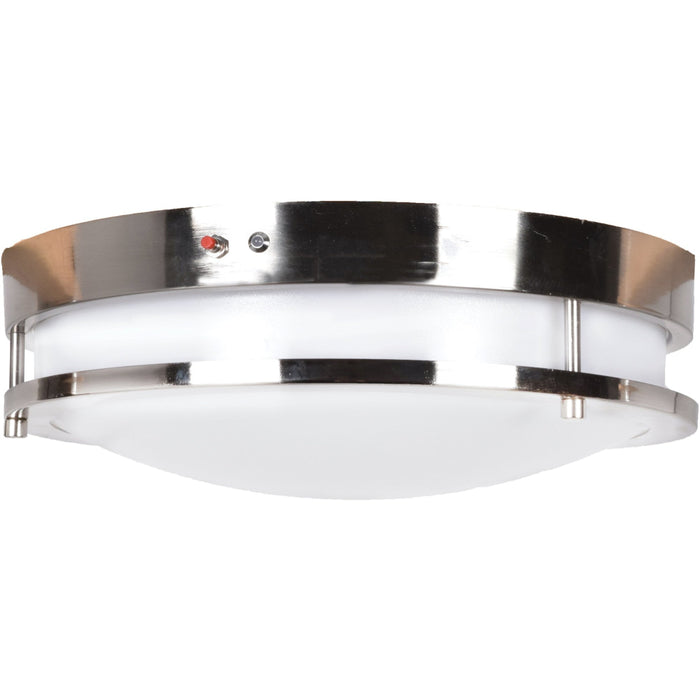 Solero Brushed Steel LED FlushMount - Flushmounts